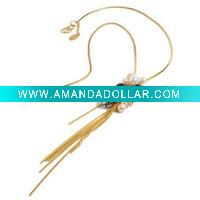 Wholesale Fashion alloy pendant chain necklace jewelry