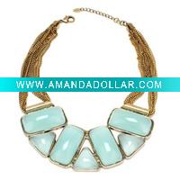 Wholesale Fashion alloy pendant chain necklace jewelry