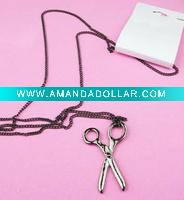 Wholesale sissor costume necklace costume jewelry