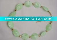 summer resin beade necklace
