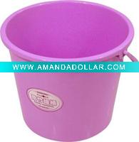 plastic pail with handle