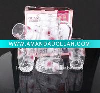 7pcs glassware drink set