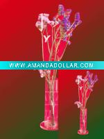 acrylic vase
