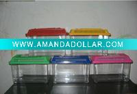 handhold clear plastic fish bowls