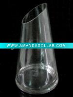 glassware clear glass vase