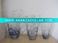 Wholesale Glass vase with wrappings