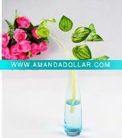 clear glass vase