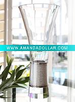crystal vase