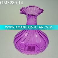 colorful glass vases
