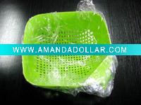Colorful Handle Plastic Basket