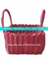 Wholesale fashion plastic shopping basket