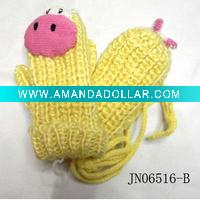 Wholesale Winter Fashion Acrylic Mittens Knitted Gloves