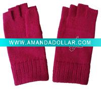 100%acrylic knitted mitten