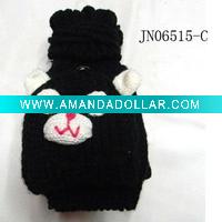 Wholesale Winter Fashion Knitted Gloves Acrylic Mittens