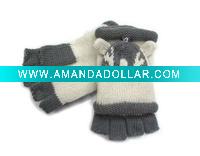 Wholesale 2012 fashion ladies' fashion winter mitten gloves