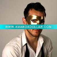 Wholesale MENS GOLD VENETIAN MALE MASQUERADE MASKED BALL MASK