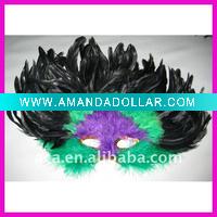 Wholesale 2011 Newest fashion masquerade feather mask