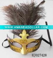 Wholesale 2011 carnival mask toy,masquerade feather masks ,HJ027428