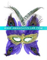 Masquerade Feather Mask