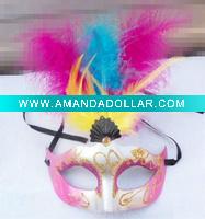 Unique masquerade mask in the party