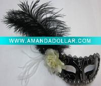 Wholesale 2011Fashion and graceful masquerade mask with feather