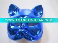 Wholesale cat head party halloween masks,masquerade masks