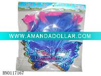 Wholesale PARTY MASK WITH FEATHER(12PCS/BAG),PARTY TOYS
