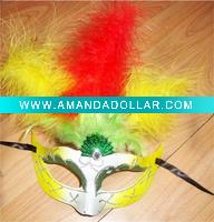 Luxurious feather masquerades