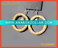 Wholesale Earrings fashion wood jewelry