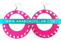 Wholesale earring wooden jewelry