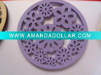 Wholesale carved wood charms fashion jewelry