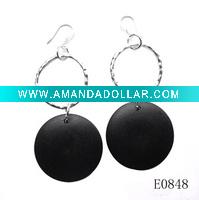 Wholesale elegant wooden earrings/cheap fashion jewelry
