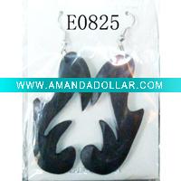 Wholesale wooden earrings/cheap fashion jewelry