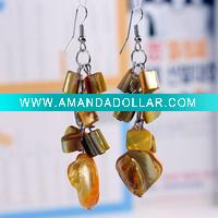 Wholesale 2010 new fashion wood earring 3rd party audited supplier