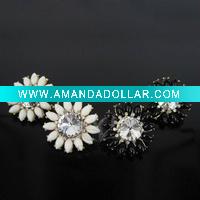 Wholesale 2011 Caroline New Design fashion wood stud earrings