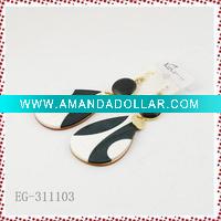 Wholesale fashion earring fashion jewelry leather earring