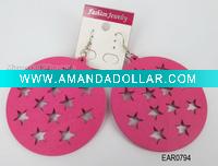 Wholesale Colorful wood earring