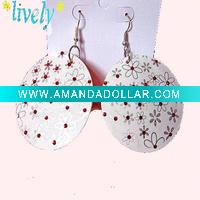 Wholesale popular wood earring