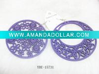 Wholesale fashion wooden earrings