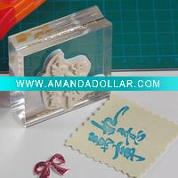 Wholesale Festival noble acrylic rubber stamp ZT0120