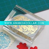 acrylic stamp toy
