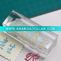 Clear stamp