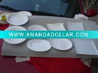 porcelain dish and plates