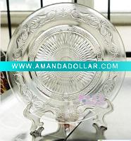 Wholesale 2012 hot selling glass plate,glass dish plate