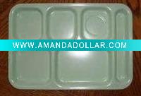 Wholesale divided melamine plate dishes,6 compartments