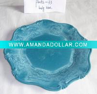 Color body charger plastic dish