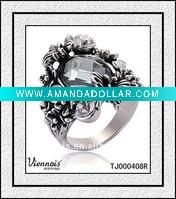 Fashion Jewelry Unisex Ring Design, Butterfly Gemstone Ring, Gothic hope in darkness