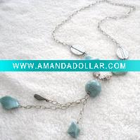 Gemstone necklace
