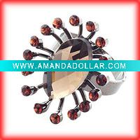 Wholesale gemstone ring/fashion cubic zircon ring/fashion jewelry/fashion ring/alloy ring