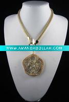 Wholesale 2012 Fashion Long Chain New Synthetic Gemstone Necklace